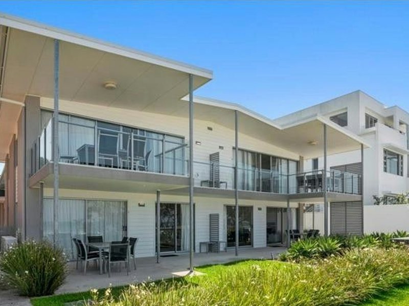 Ocean front apartments at Tugun, seen from the beach